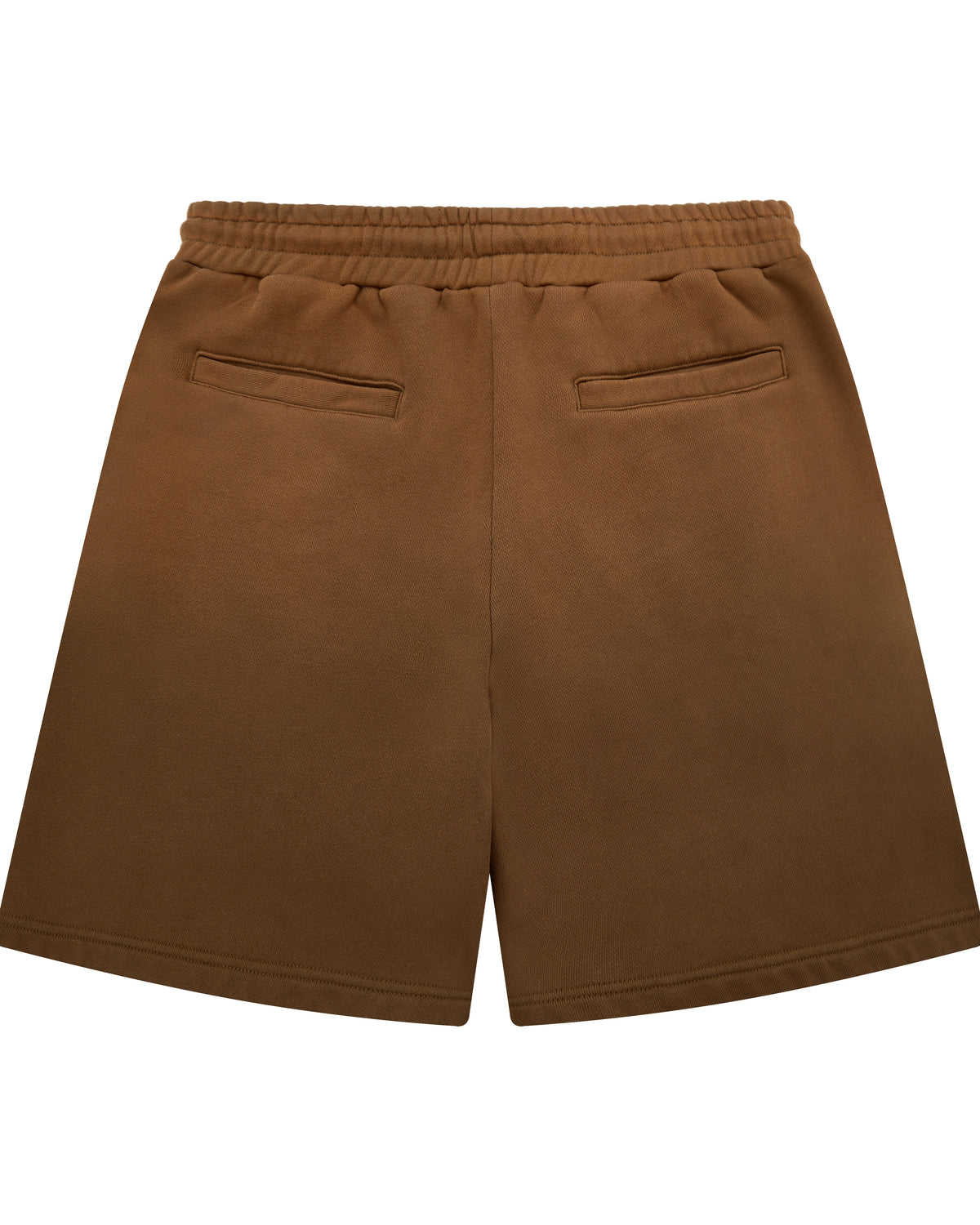 Brown shorts on a white background