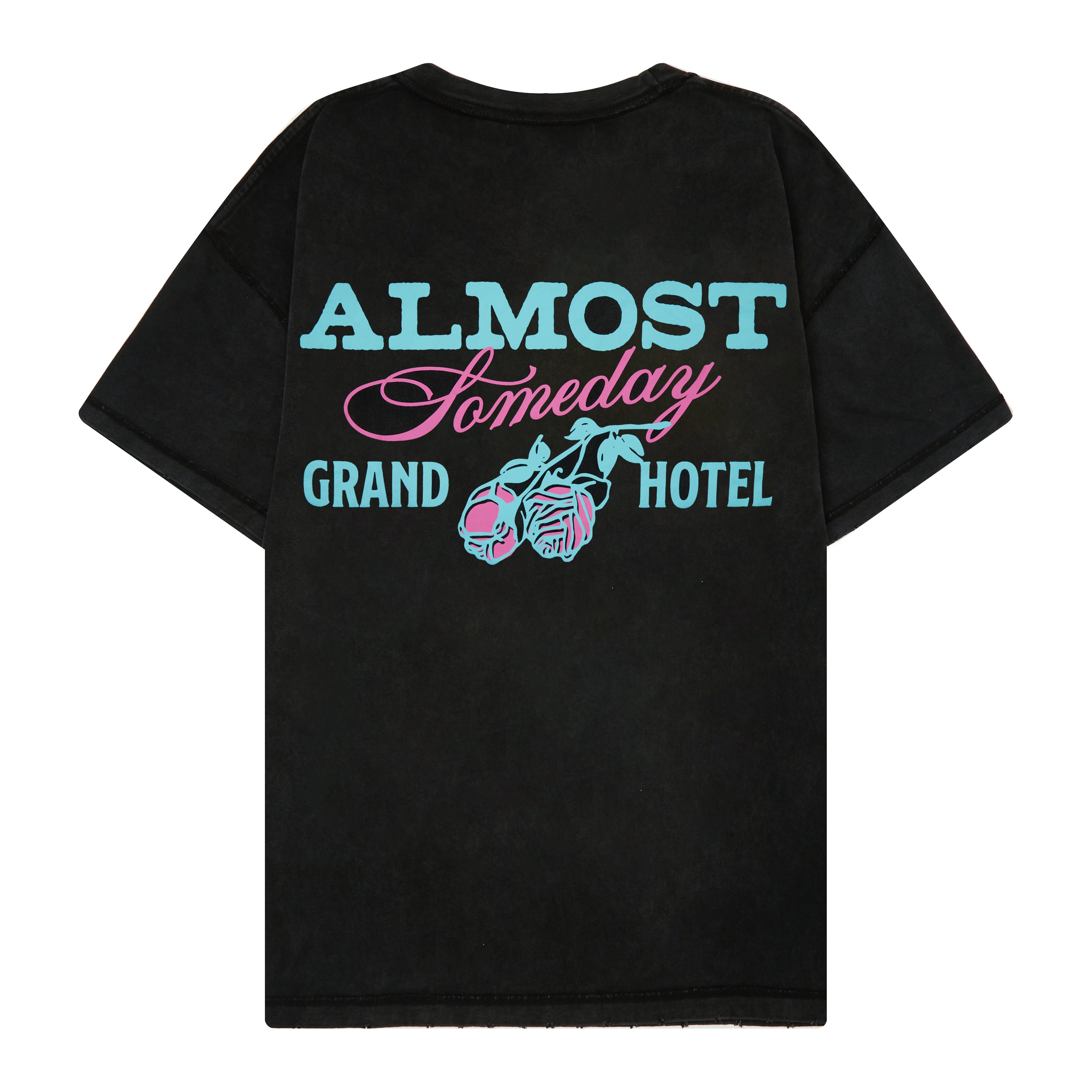 Grand Hotel Tee (Black) – ALMOST SOMEDAY