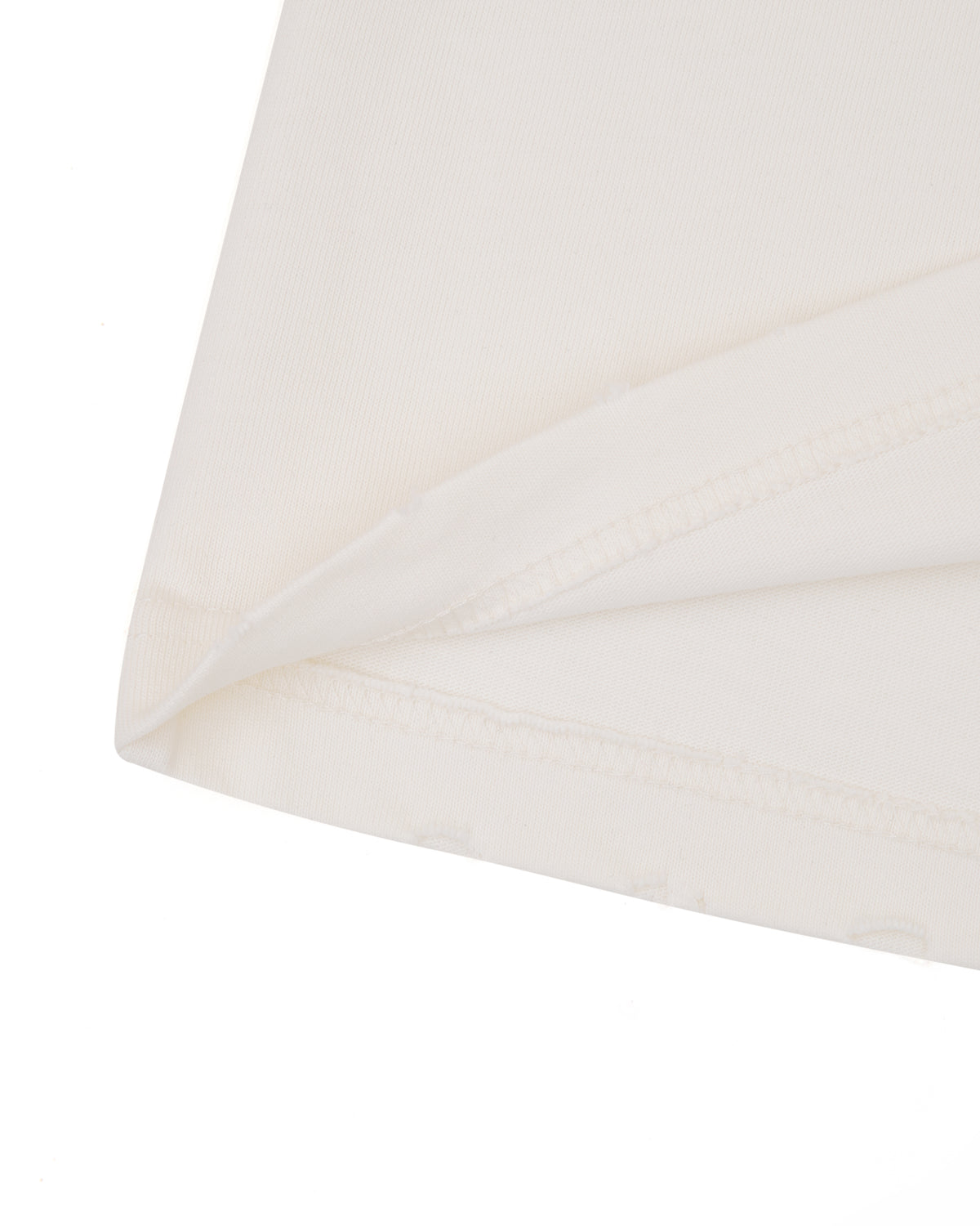 Close-up of a white lampshade on a white background
