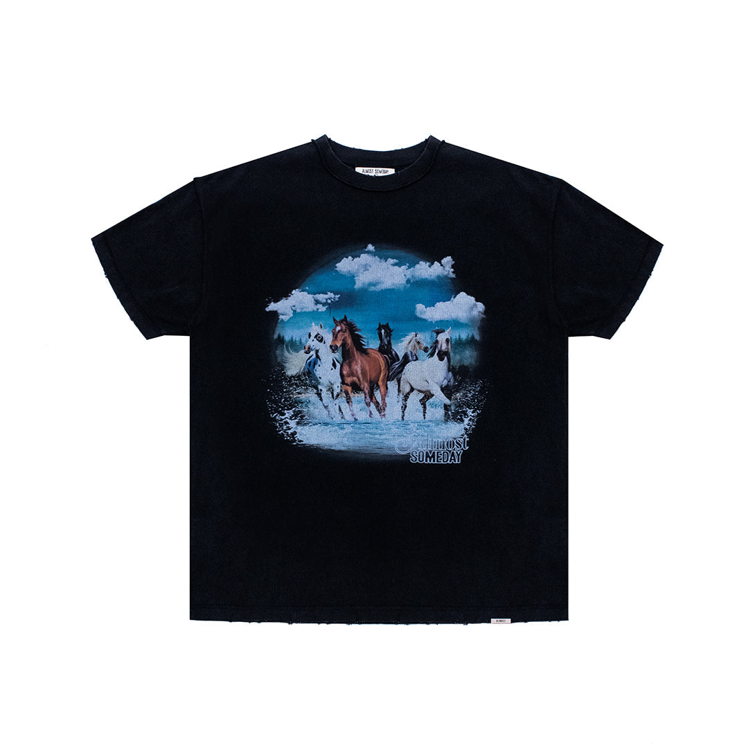 Free Spirit Tee (Vintage Grey) - ALMOST SOMEDAY