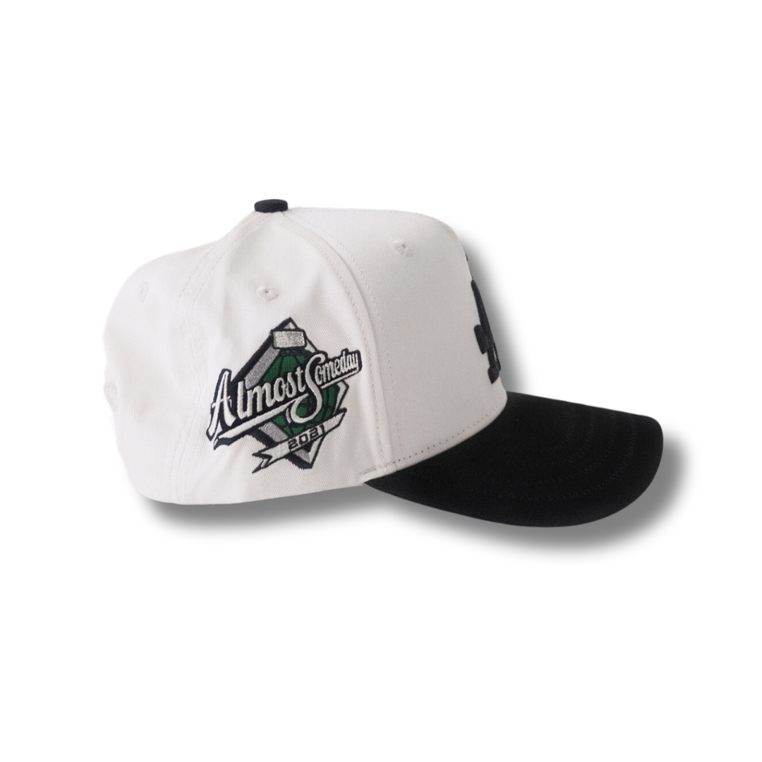 LA World Series Snapback (Cream/Black)