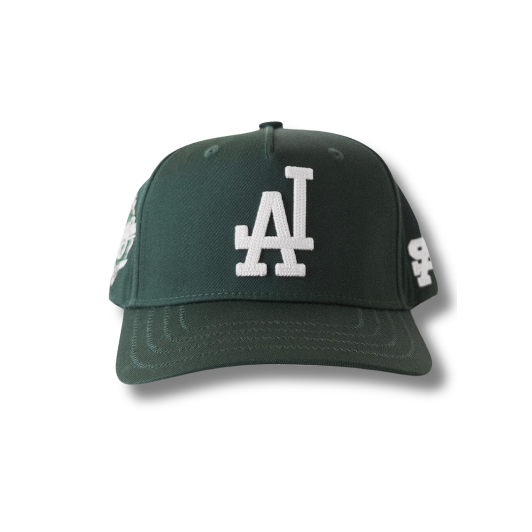 LA World Series Snapback (Forest Green)