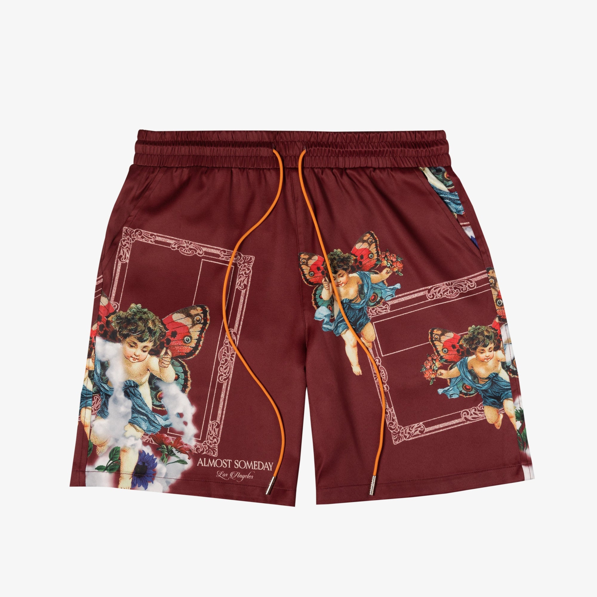 Venetian Shorts (Maroon)