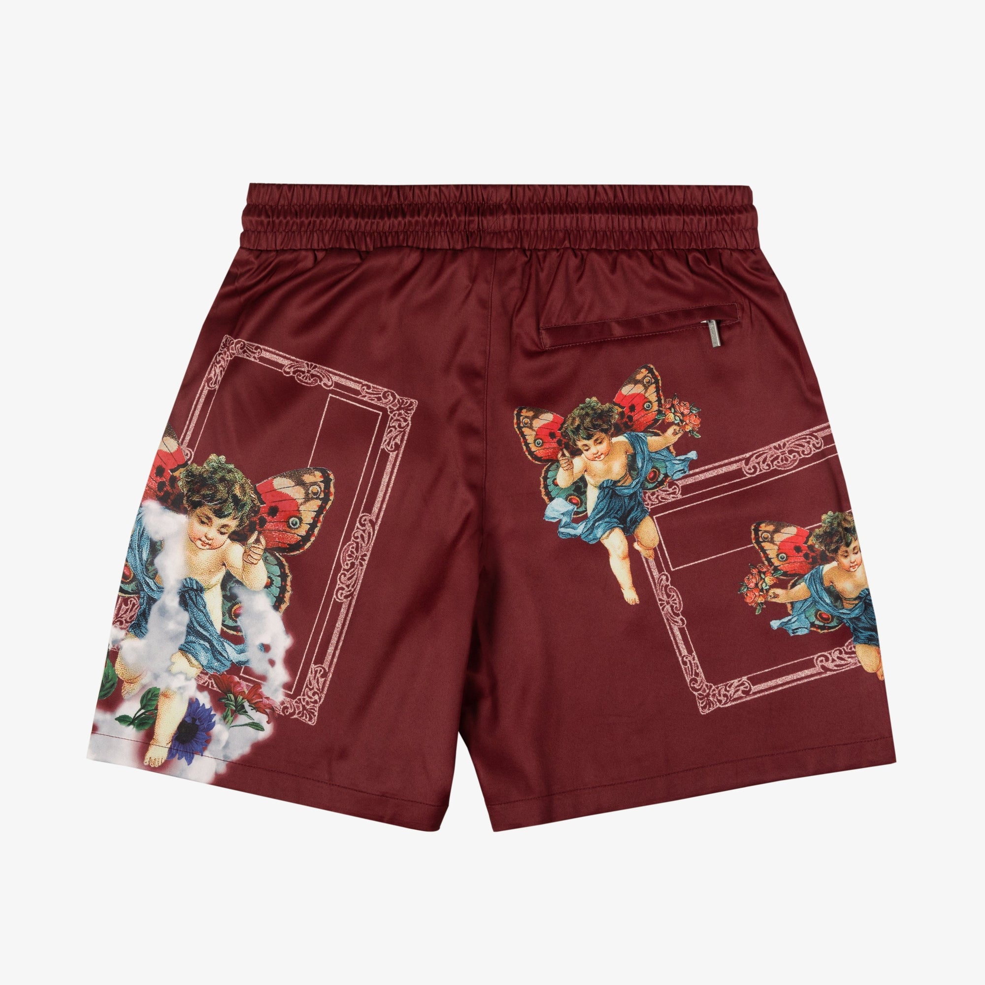 Venetian Shorts (Maroon)