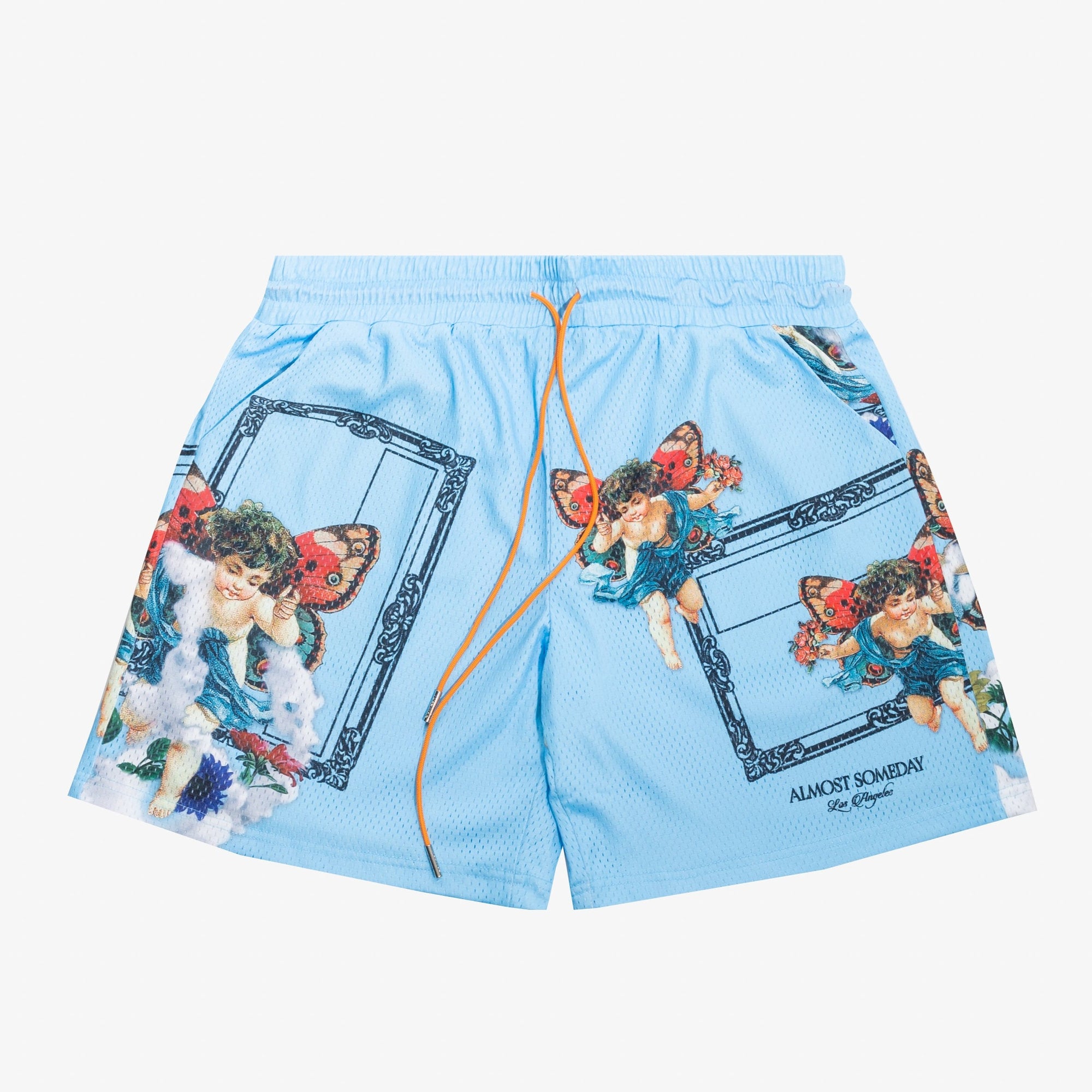 Venetian Mesh Shorts (Baby Blue)