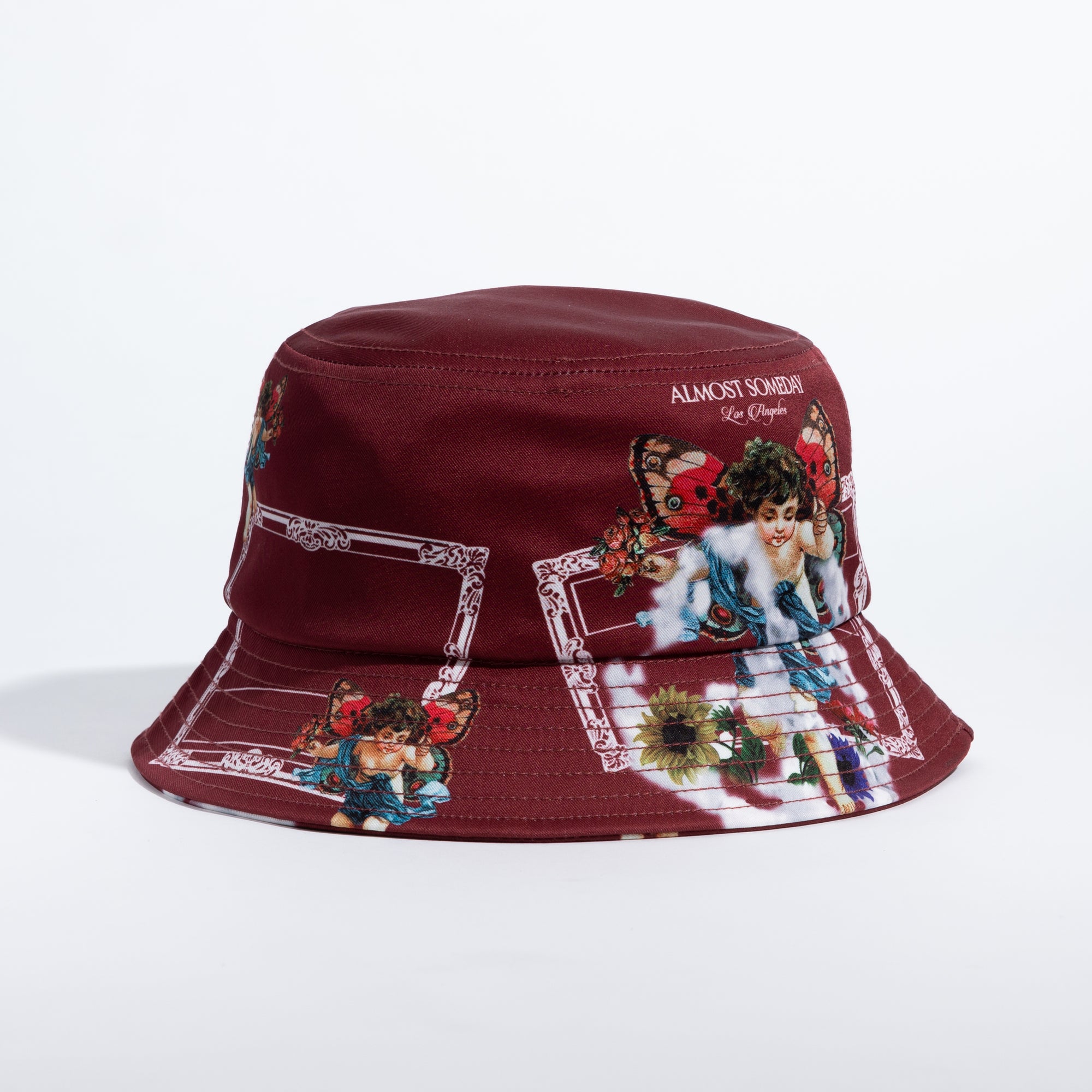 Venetian Bucket Hat (Maroon)