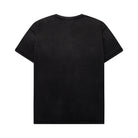 Black t-shirt on a white background