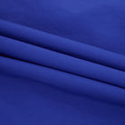 Close-up of blue fabric with a subtle texture