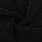 Close-up of black fabric with a subtle texture