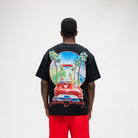 ALMOST SOMEDAY Drive Thru Tee in Cream, back view