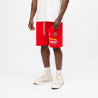 ALMOST SOMEDAY Drive Thru Terry Short in Red, detail view