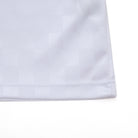 Close-up of a white fabric texture on a white background