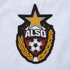 Logo with a star, 'ALSO' text, and soccer ball on a white background