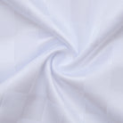 Close-up of white fabric with subtle texture