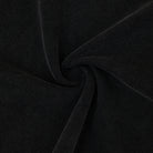 Close-up of black fabric with a subtle texture