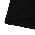 Close-up of black fabric with a white background