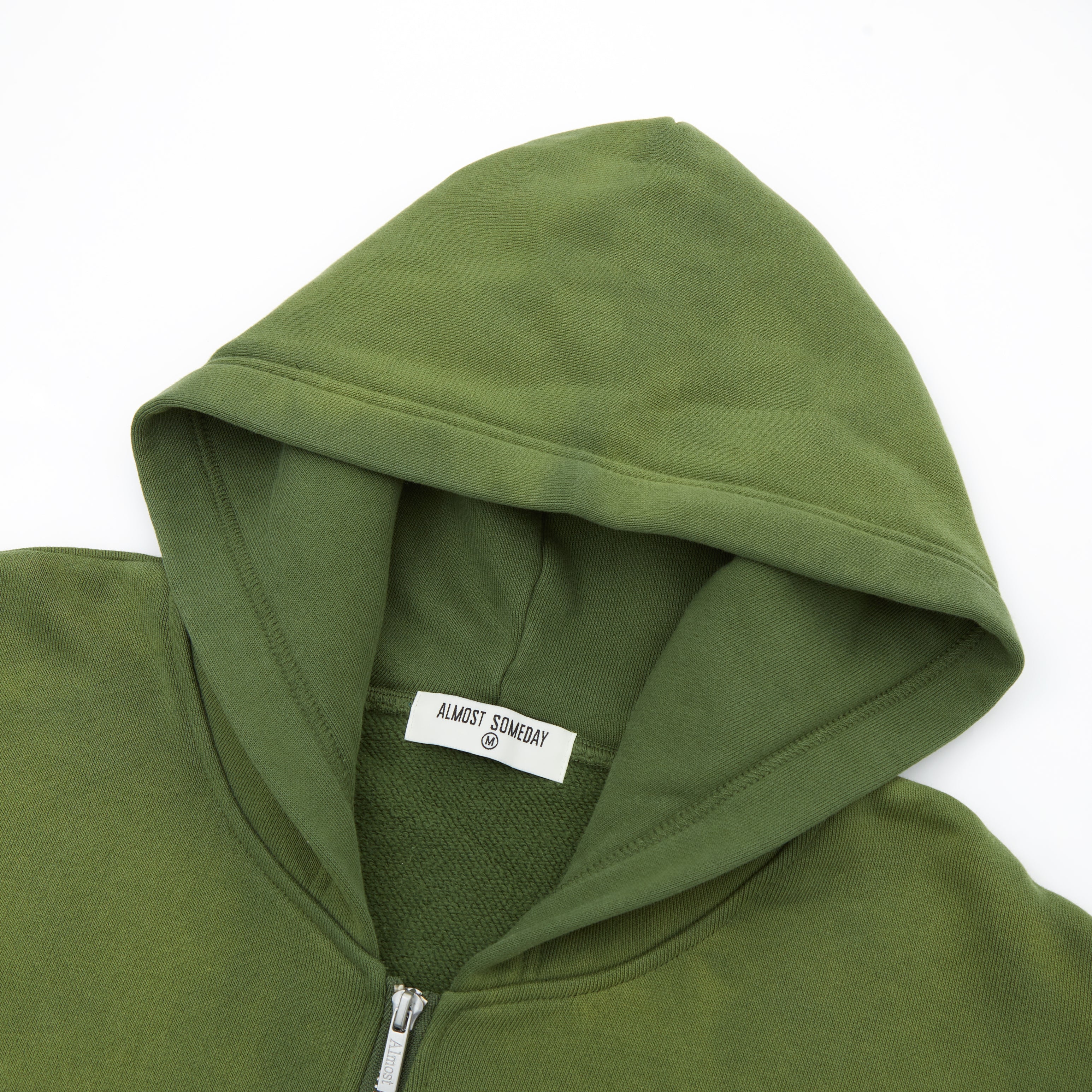 Endless ZipUp Hoodie (Sun Fade Olive) – ALMOST SOMEDAY