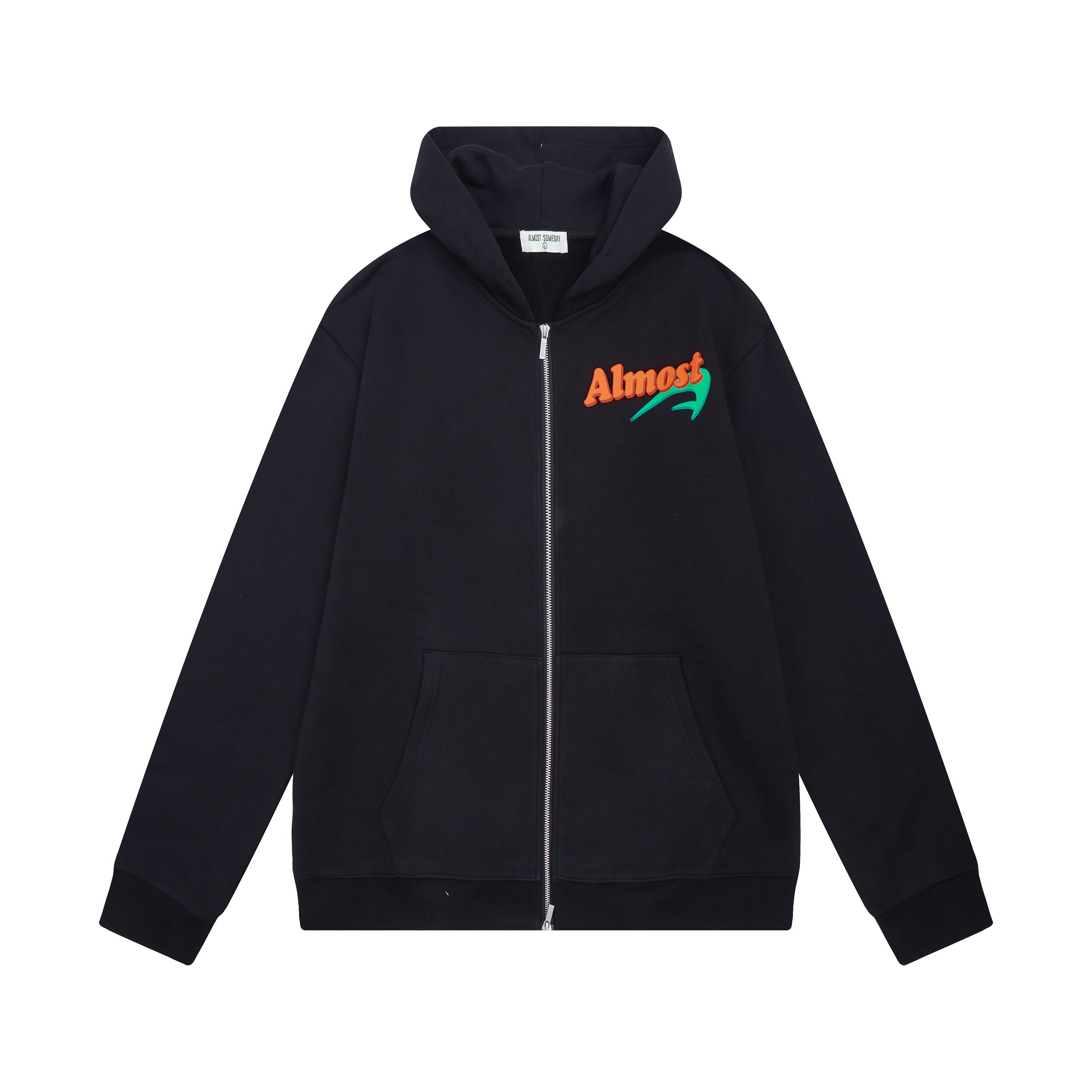 トップス ALMOSTBLACK \"HIGH NECKED ZIP-UP KNIT\" 22AW】 ALMOSTBLACK (オールモストブラック) 
