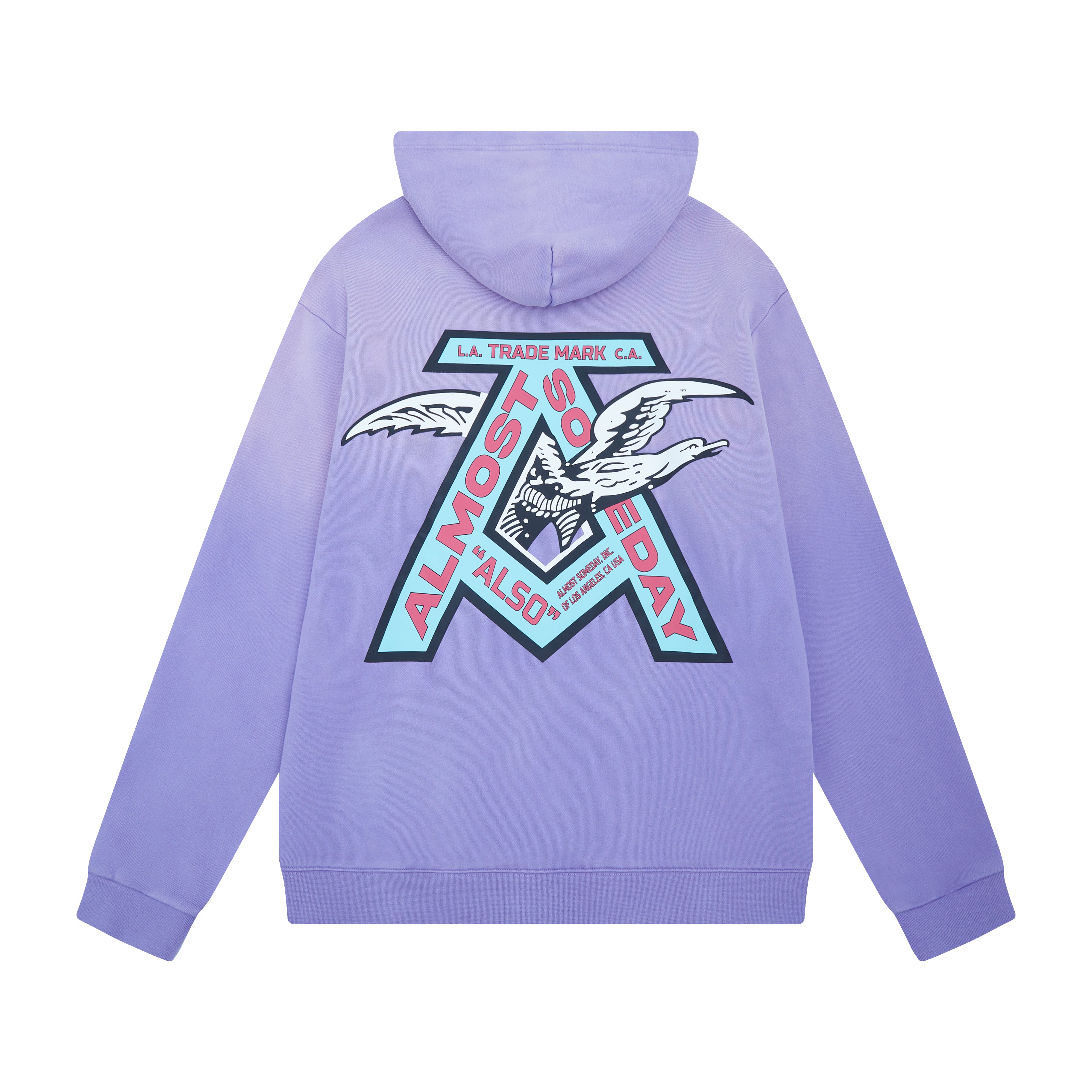 Trademark Hoodie Sun Fade Wash (Purple) – ALMOST SOMEDAY