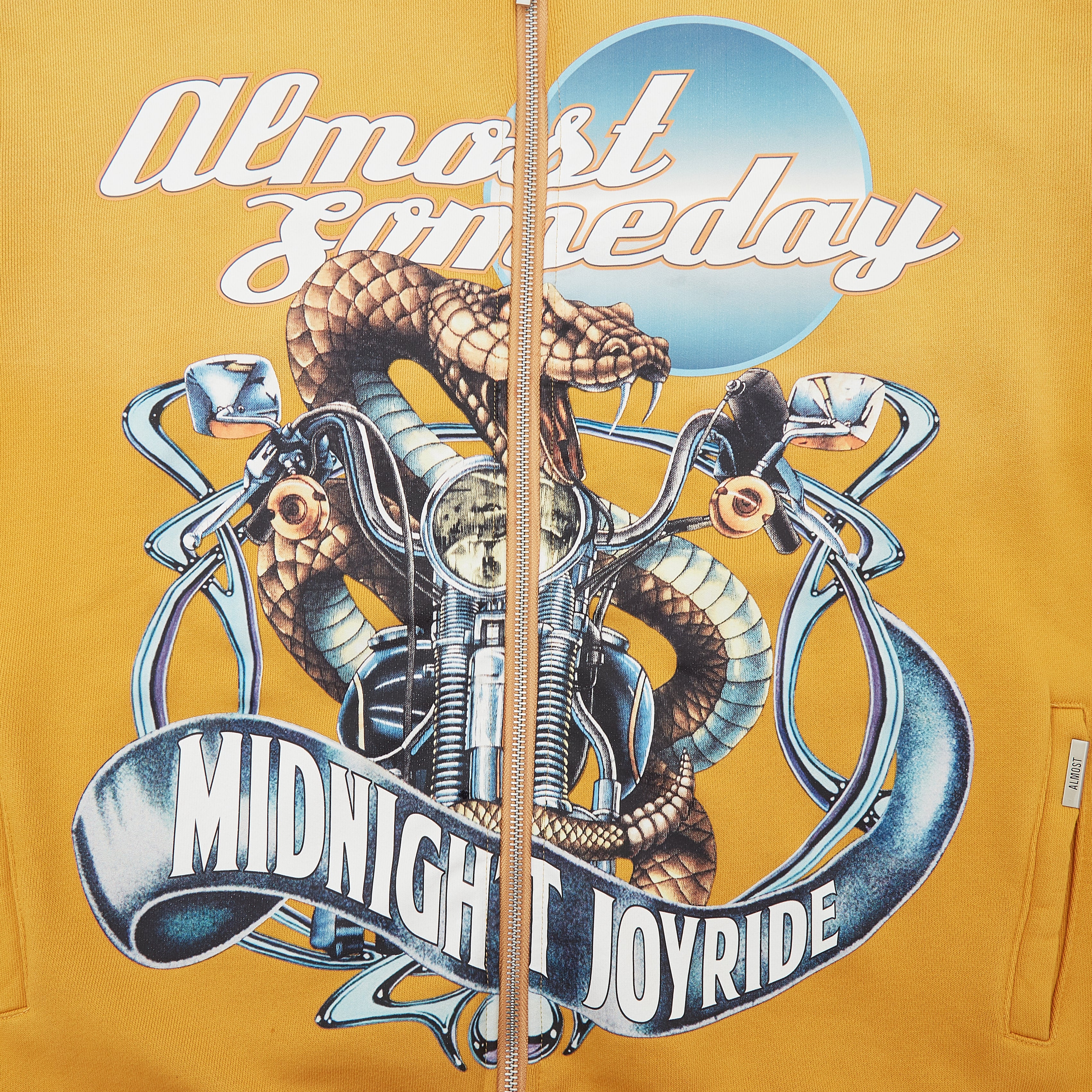 トップス Sun Faded Like StickerPrint Zipup Hoodie Maison Mihara Yasuhiro Sun Faded Like Sticker Hoodie in Black | Lyst