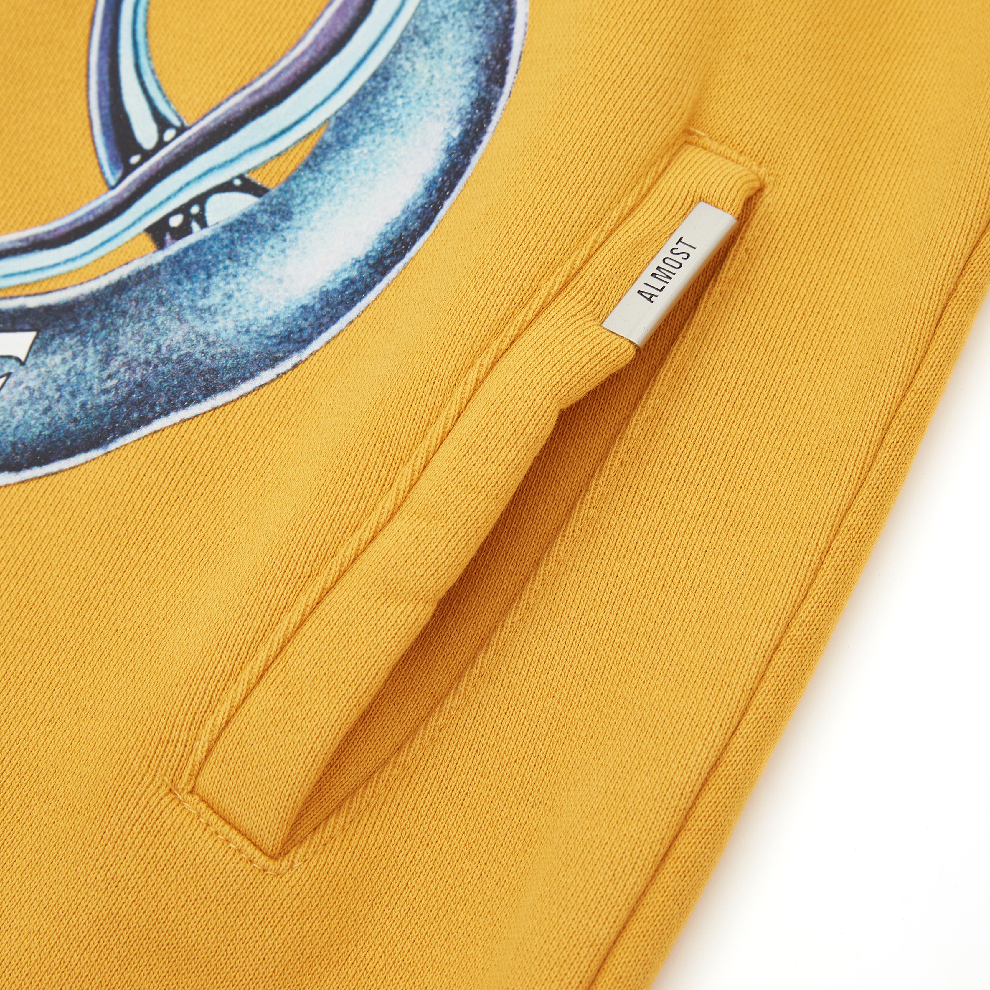 Midnight ZipUp Hoodie (Sun Fade Yellow) – ALMOST SOMEDAY