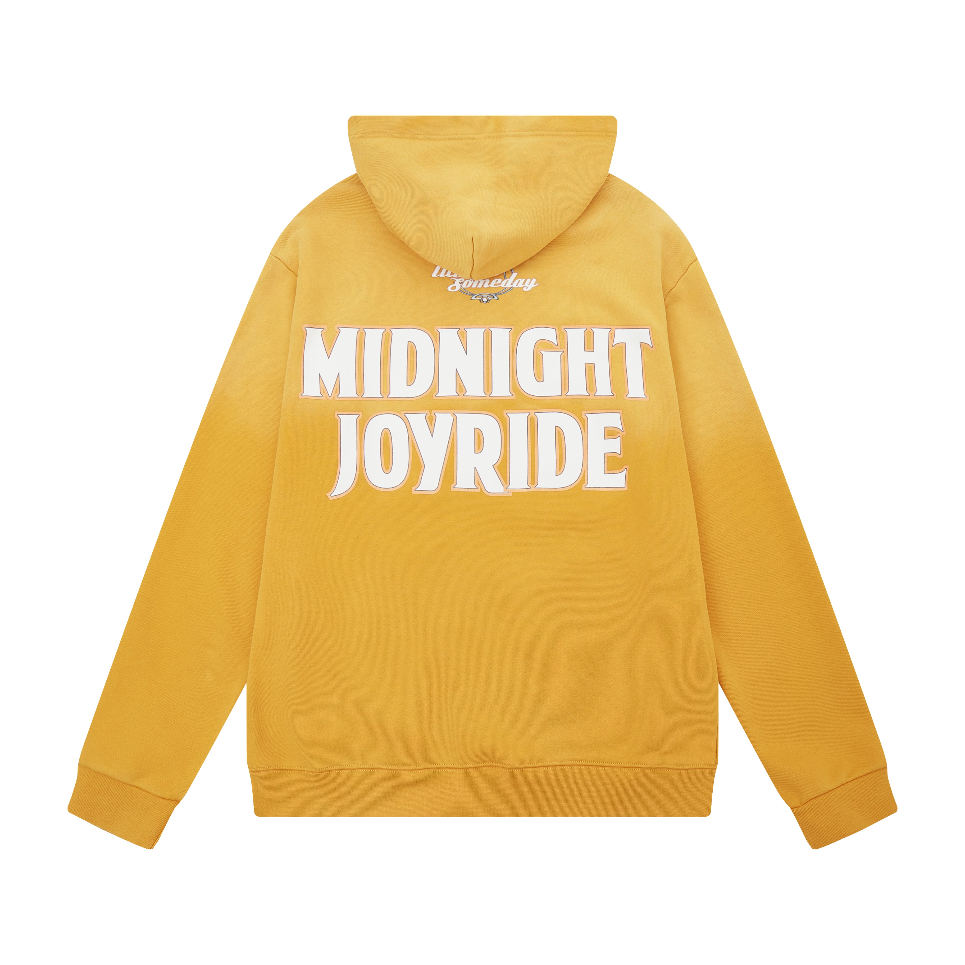 Midnight ZipUp Hoodie (Sun Fade Yellow) – ALMOST SOMEDAY