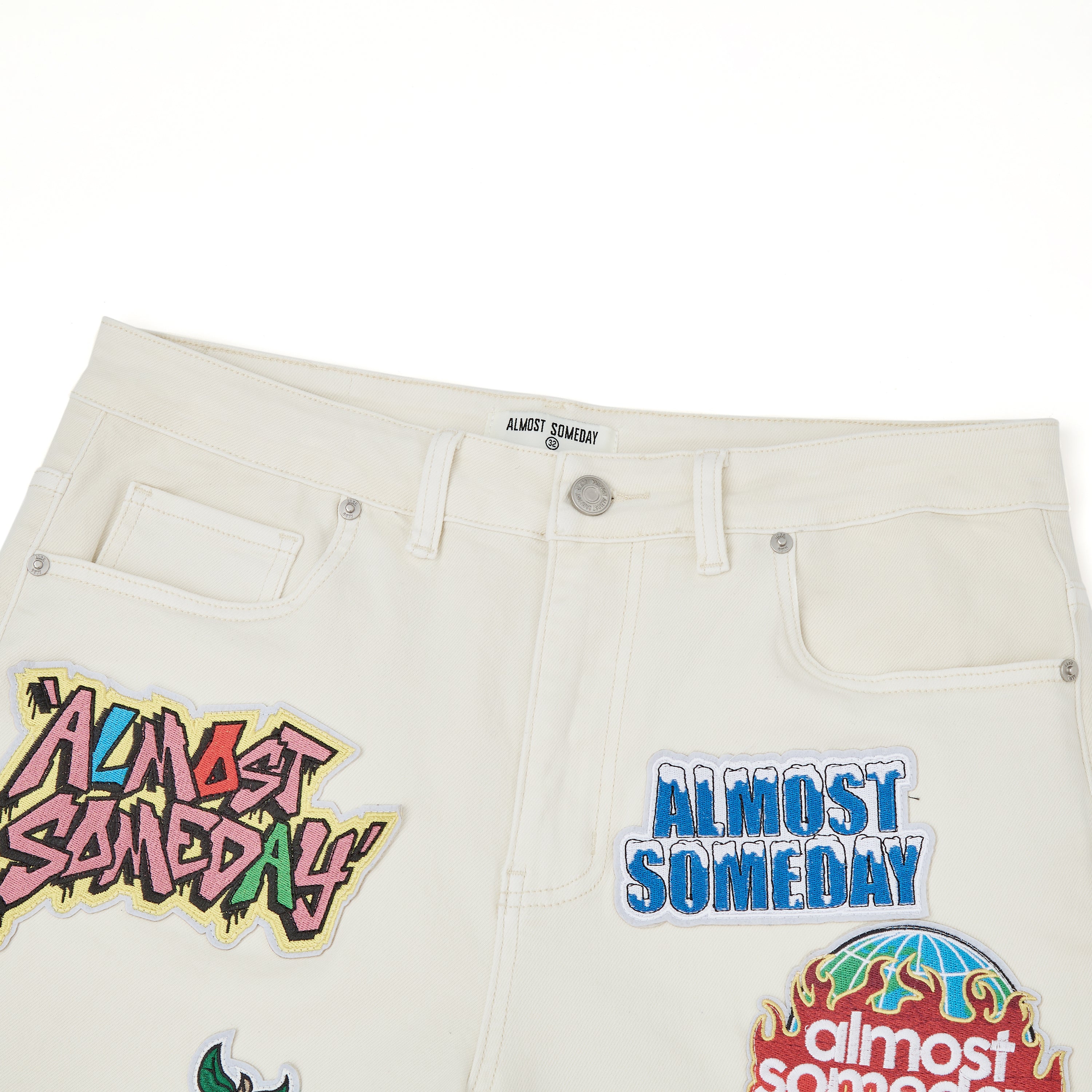 「初期」 STARTEAM Jorts Hendrix Denim Jorts - Cream – ALMOST SOMEDAY