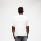 ALMOST SOMEDAY Motley Tee in Cream, back view