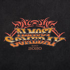 Black t-shirt with 'Almost Someday' logo and 'Est. 2020' text on a dark background