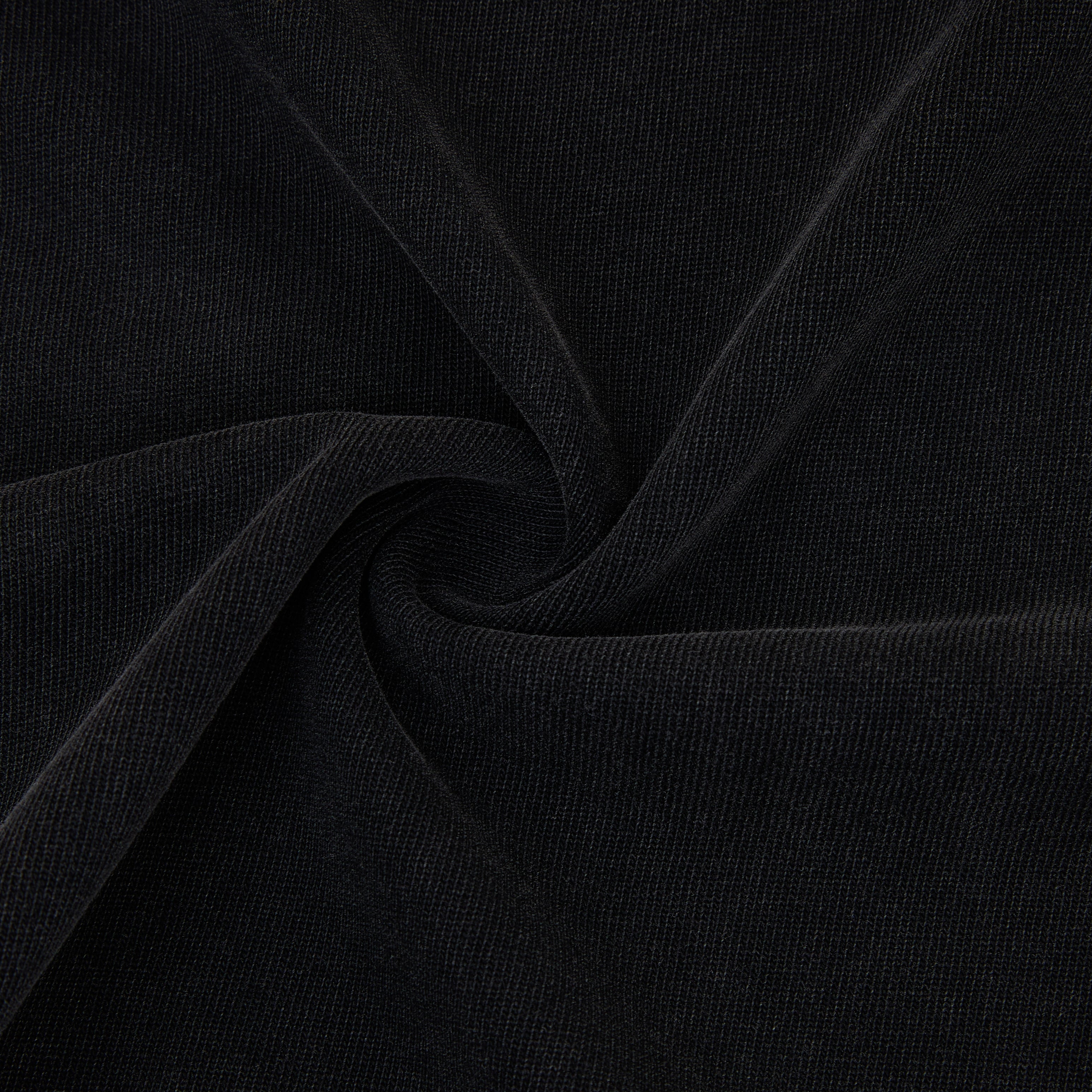 Close-up of black fabric with a slight texture
