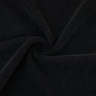 Close-up of black fabric with a slight texture