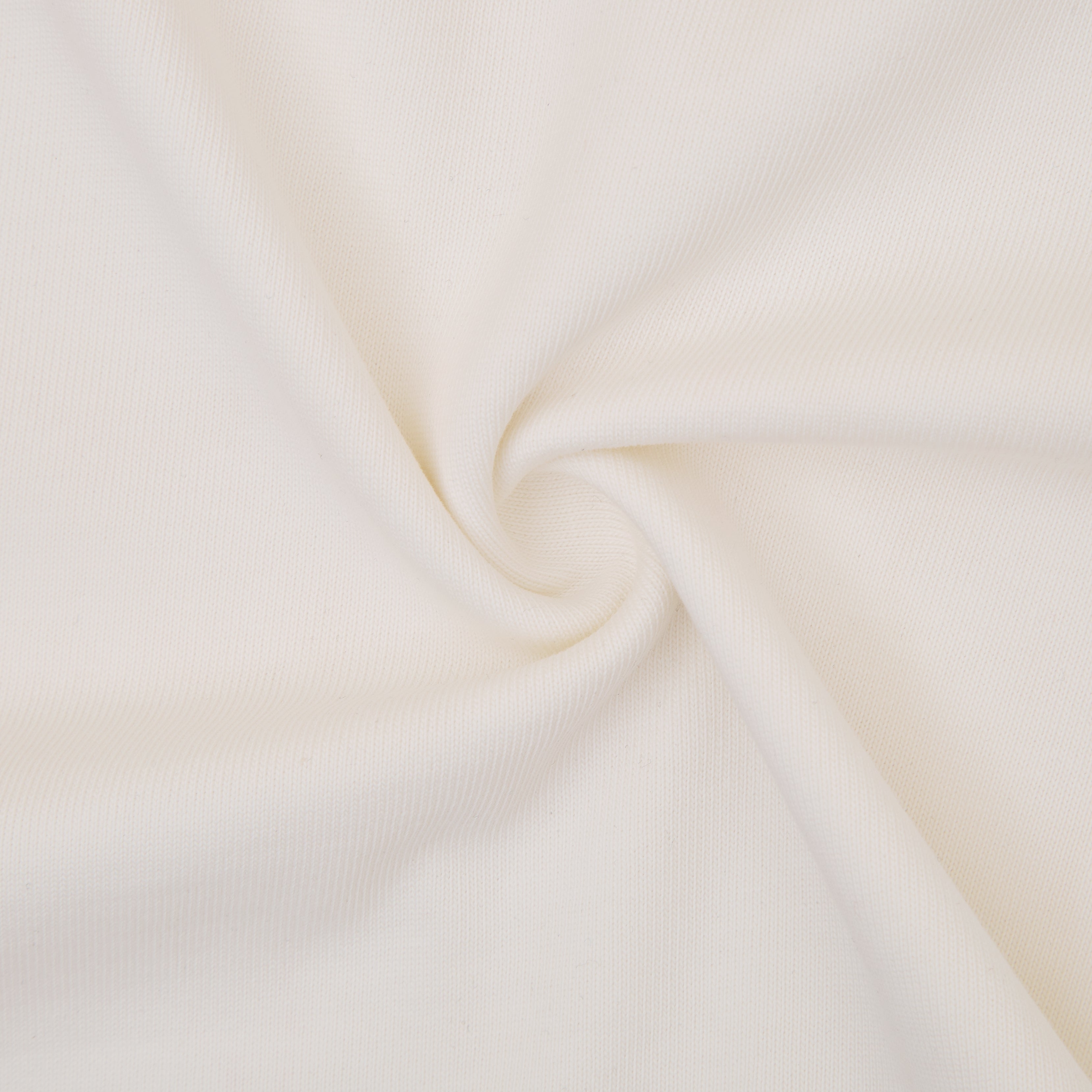 Close-up of beige fabric with a soft texture