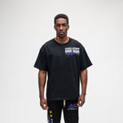 ALMOST SOMEDAY Soho Tee in Black, front view