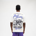 ALMOST SOMEDAY Soho Tee in Cream, detail view