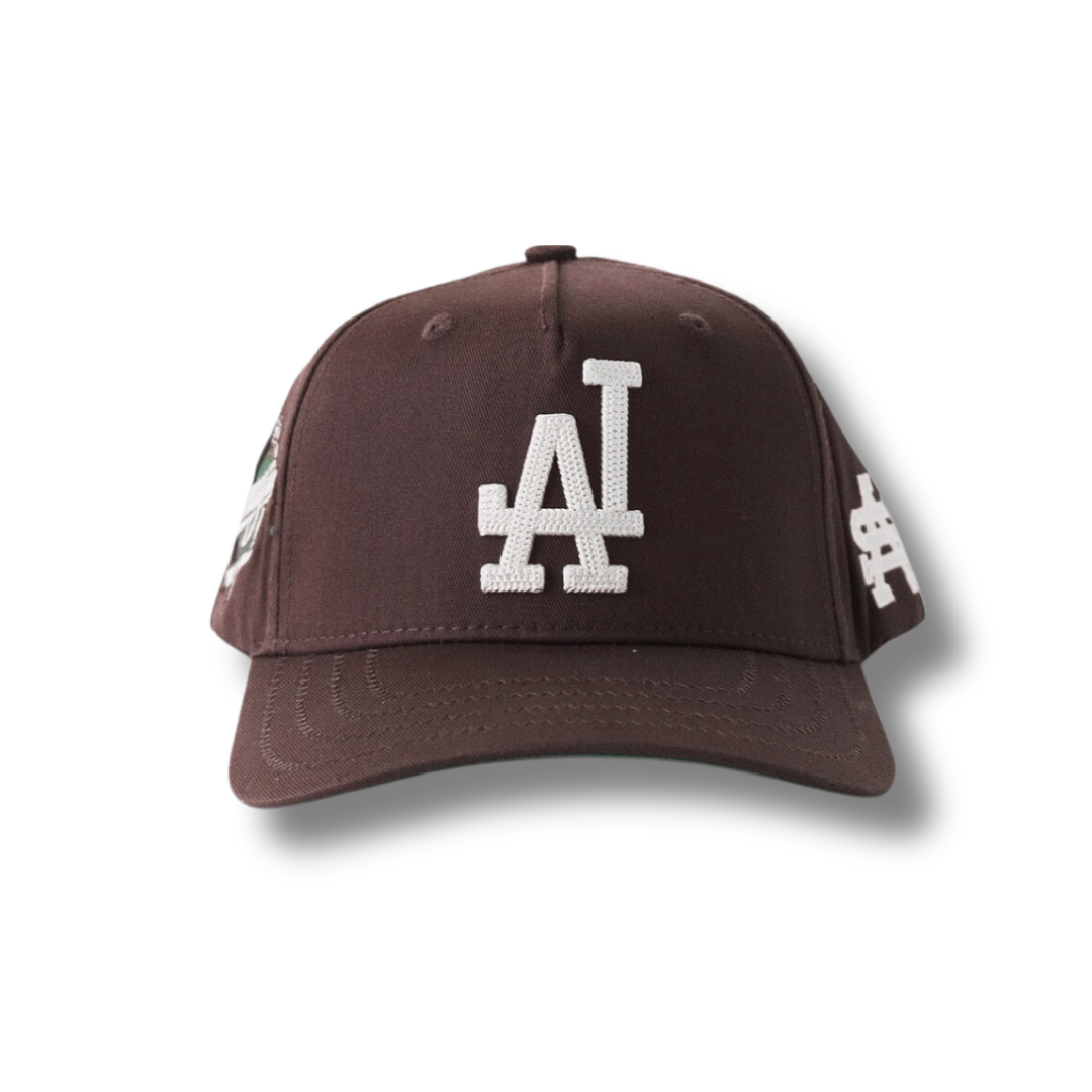 LA World Series Snapback (Brown)