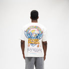 ALMOST SOMEDAY World Tee in Cream, back view