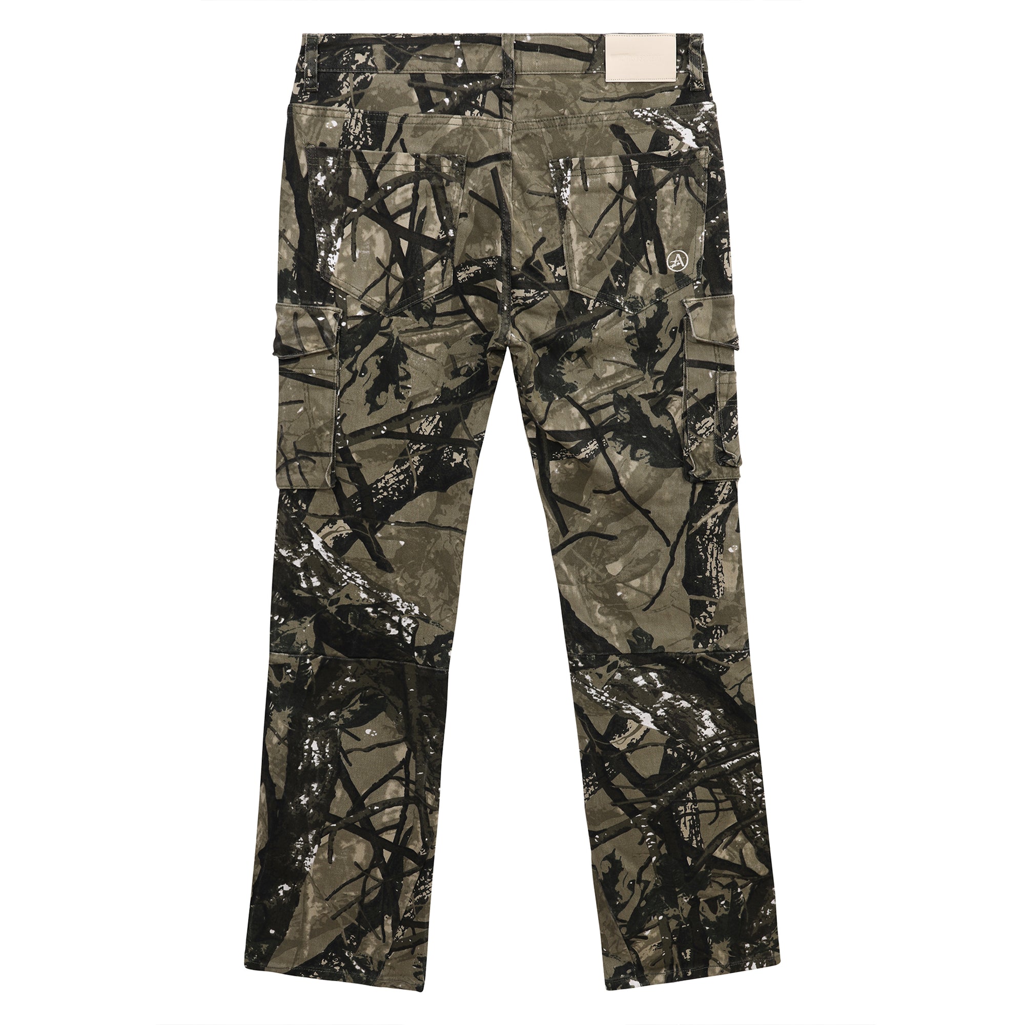 Gather Cargo Flare Jean (Green)
