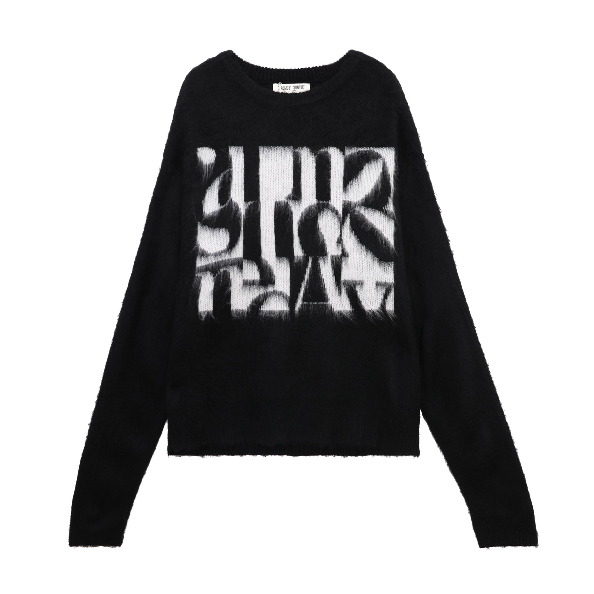 Harmony Mohair Crewneck (Black)