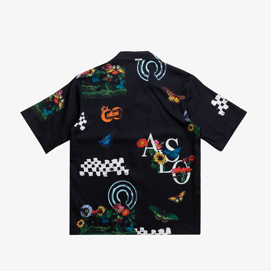 Bloom Button Up (Black)