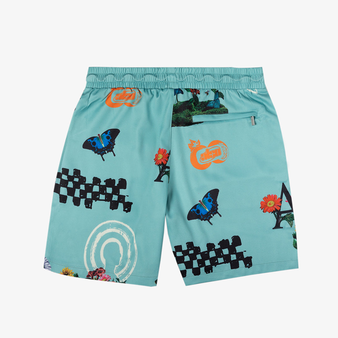Bloom Shorts (Caribbean Blue)