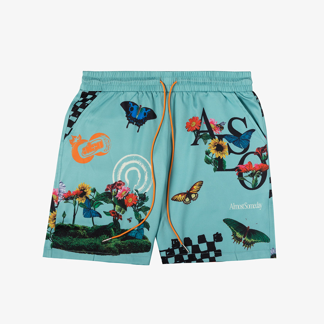 Bloom Shorts (Caribbean Blue)