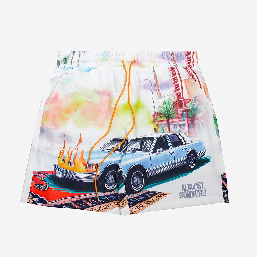 Riot Shorts (White)