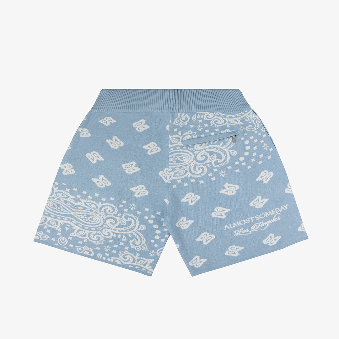 Saint Knit Shorts (Baby Blue)