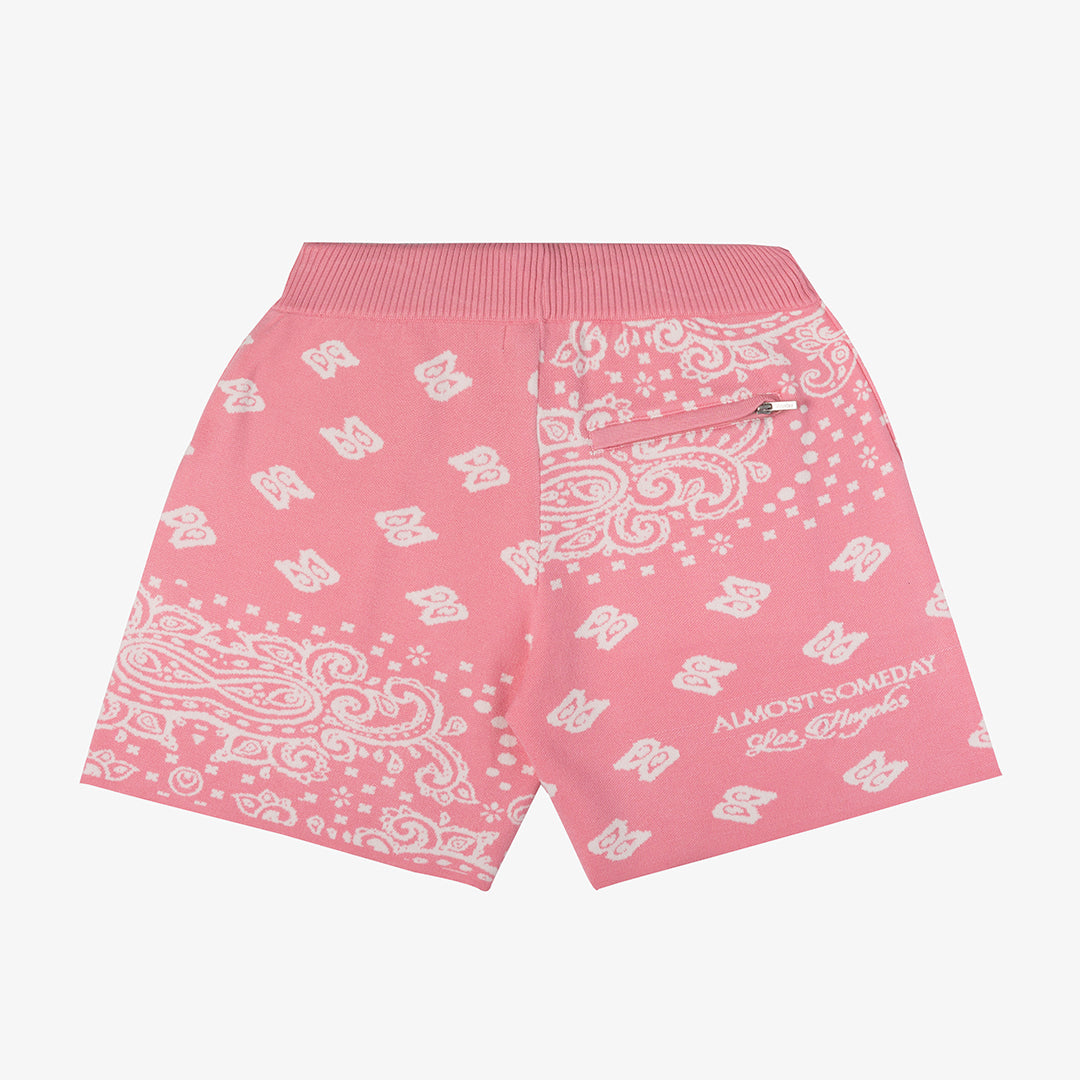 Saint Knit Shorts (Pink)