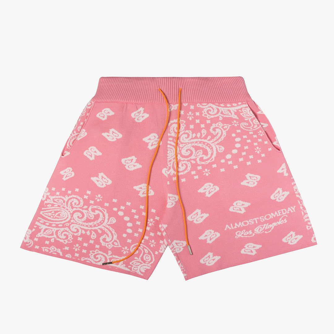 Saint Knit Shorts (Pink)
