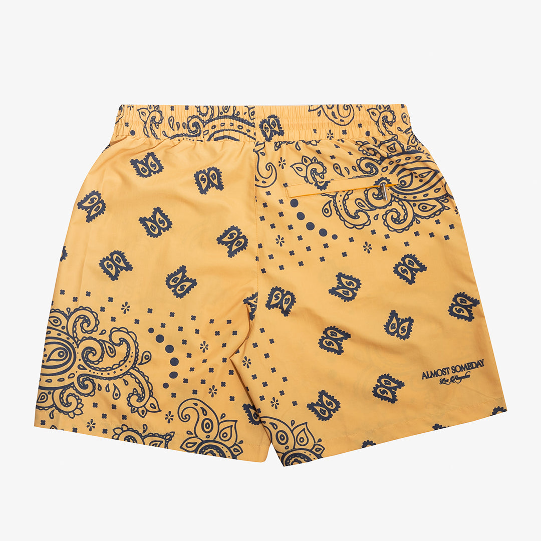 Sinner Nylon Shorts (Yellow)
