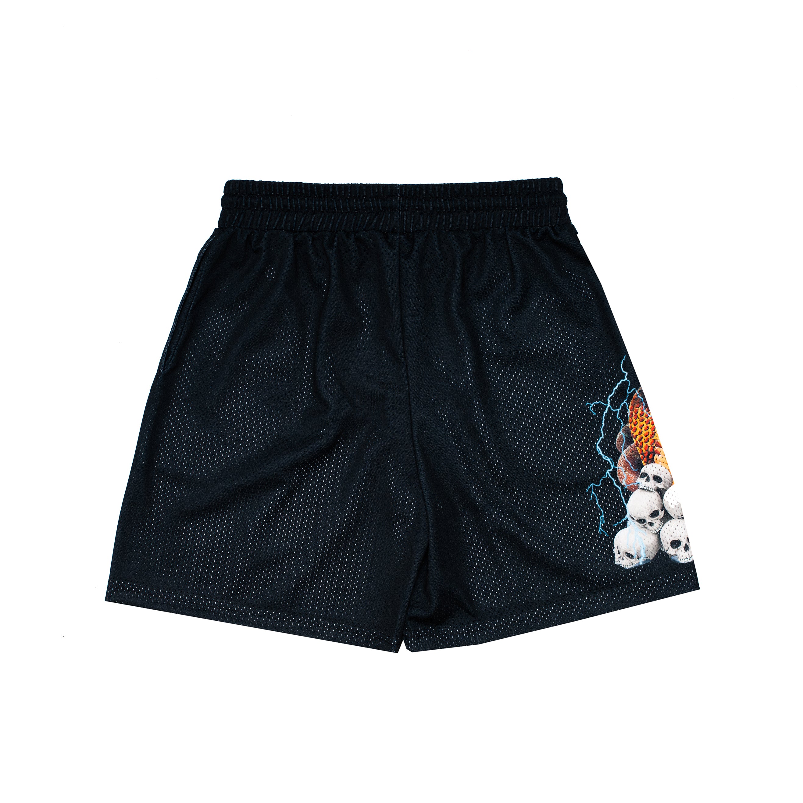Cobra Mesh Shorts - Black - ALMOST SOMEDAY