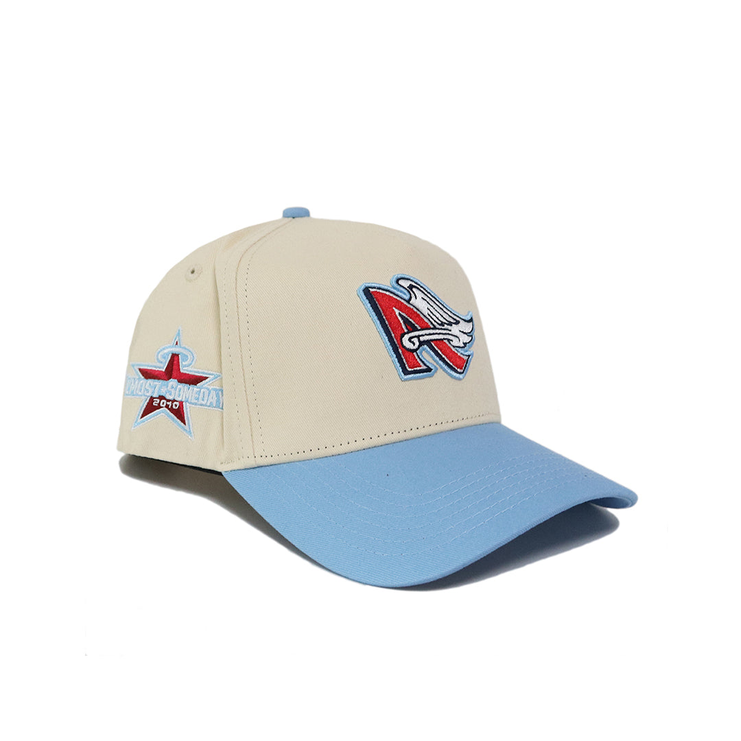 Angels World Series Snapback (Cream/Sky Blue) - ALMOST SOMEDAY