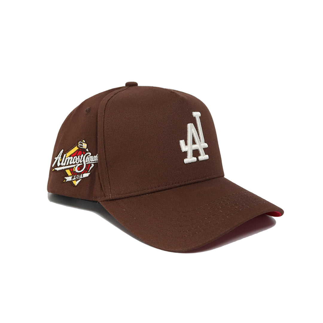 LA World Series Snapback (Brown/Red) - ALMOST SOMEDAY