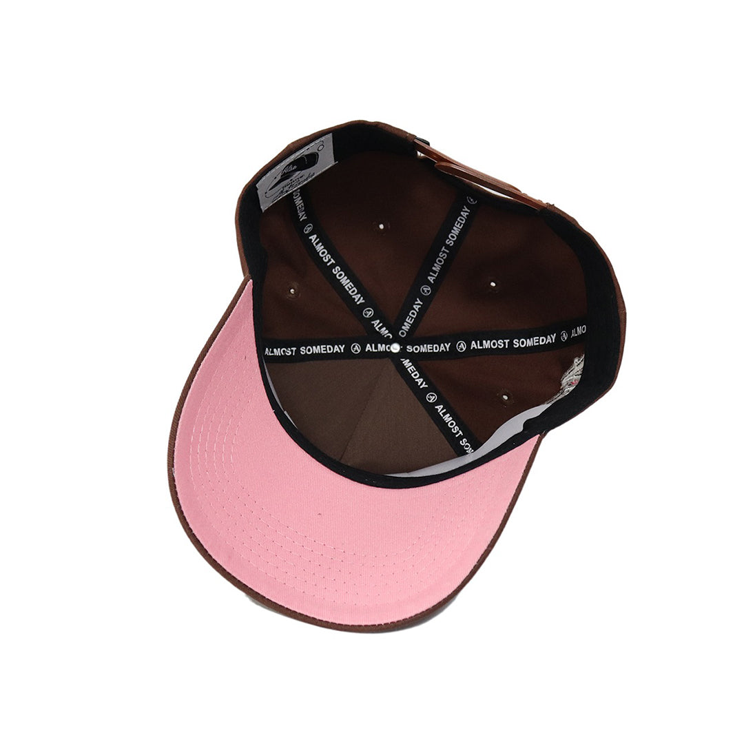 LA World Series Snapback (Brown/Pink) - ALMOST SOMEDAY